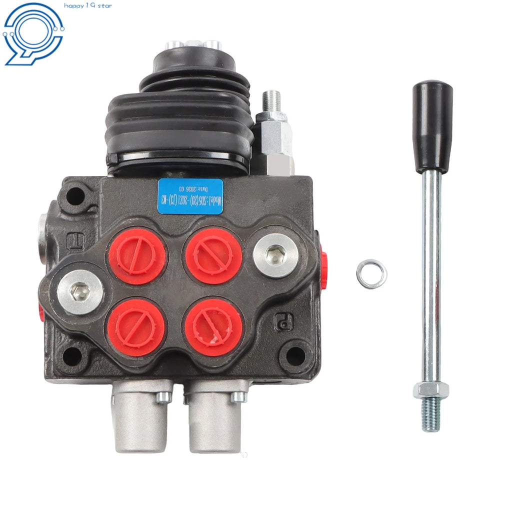 2X Hydraulic Joystick Valve LV22RFSTKAB for (10GPM, 4000PSI)