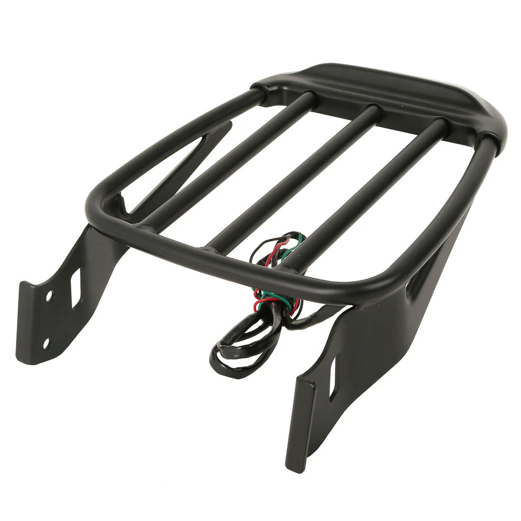 2X Detachable Luggage Rack with LED Light for Harley Sportster XL (2004–2022)