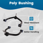 Front Upper Control Arms for Dodge Ram 1500 (2006–2023) 2-4" Lift 4WD