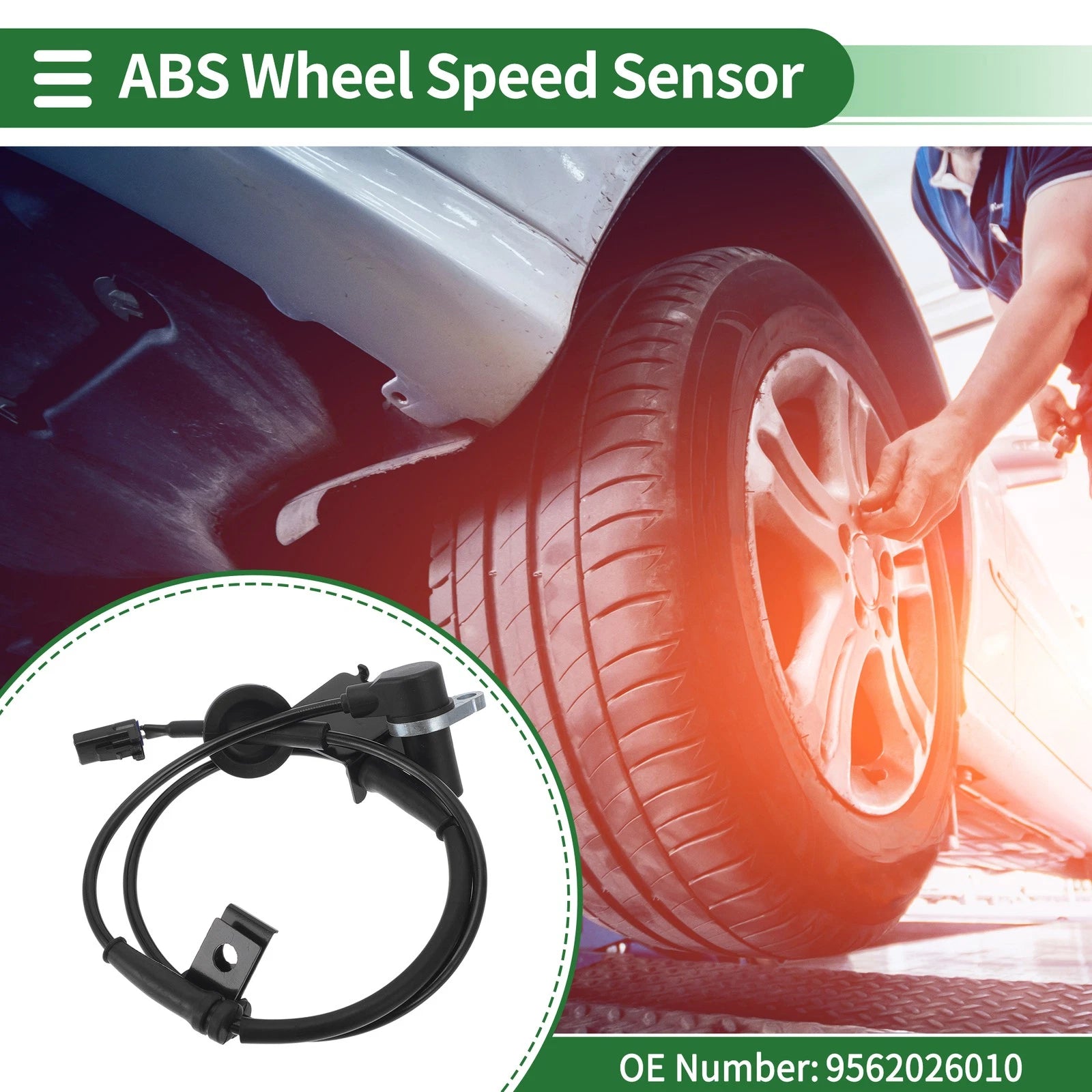 ABS Wheel Speed Sensor No. 9562026010 for Hyundai Santa Fe (2013–2018)