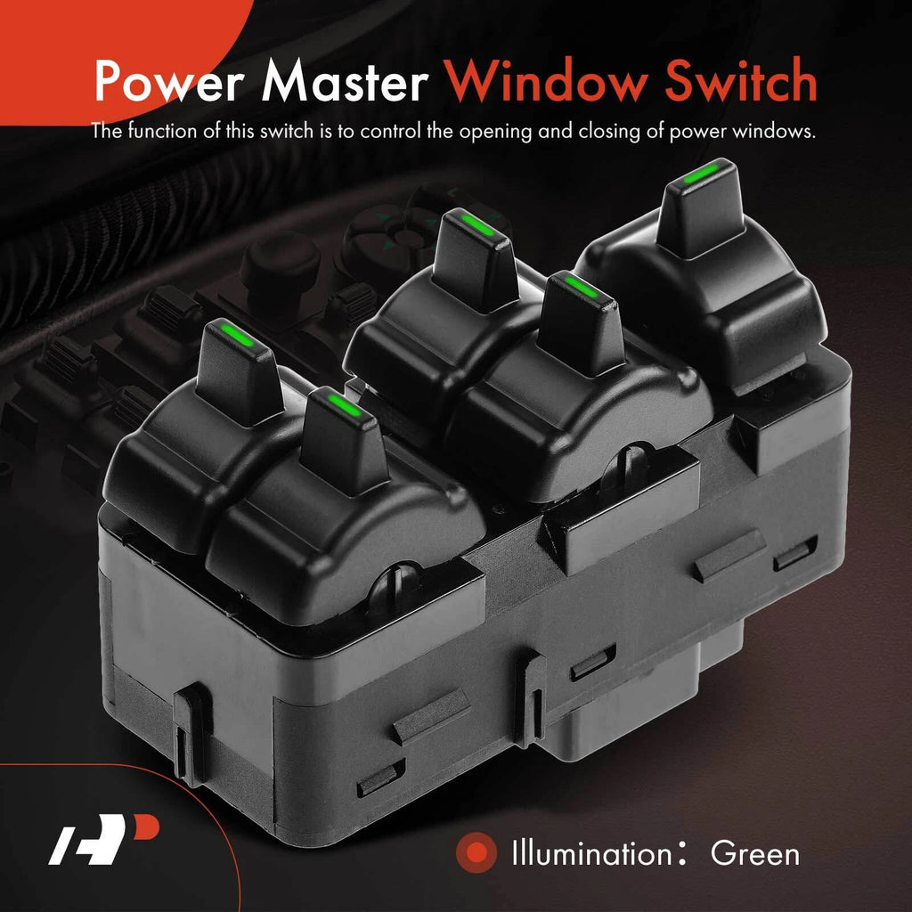 Front Left Power Window Switch for Pontiac Grand Prix (2004-2008) Sedan