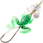Glitter Frog Lure for Bass Fishing (Single Hook)