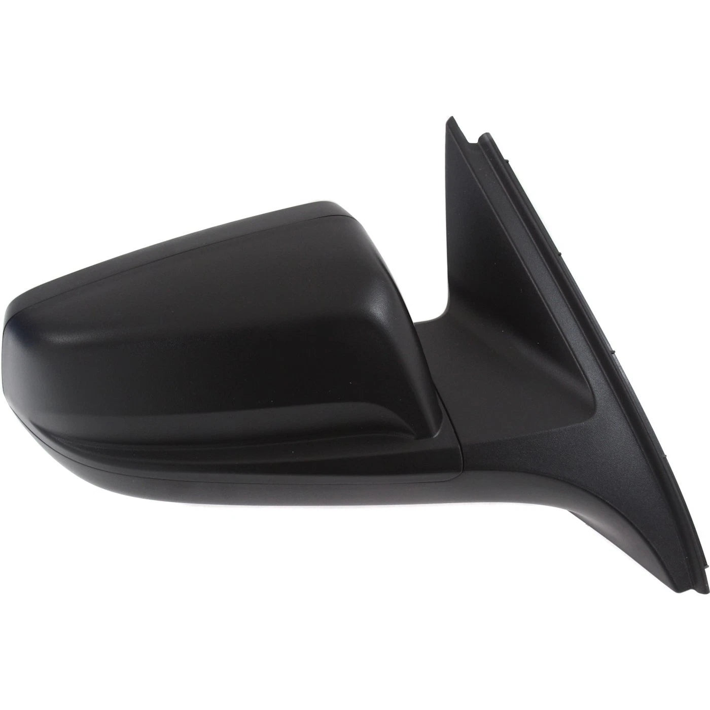 Set of 2 Black Manual Folding Heated Mirrors for Chevrolet Malibu (2013–2015)