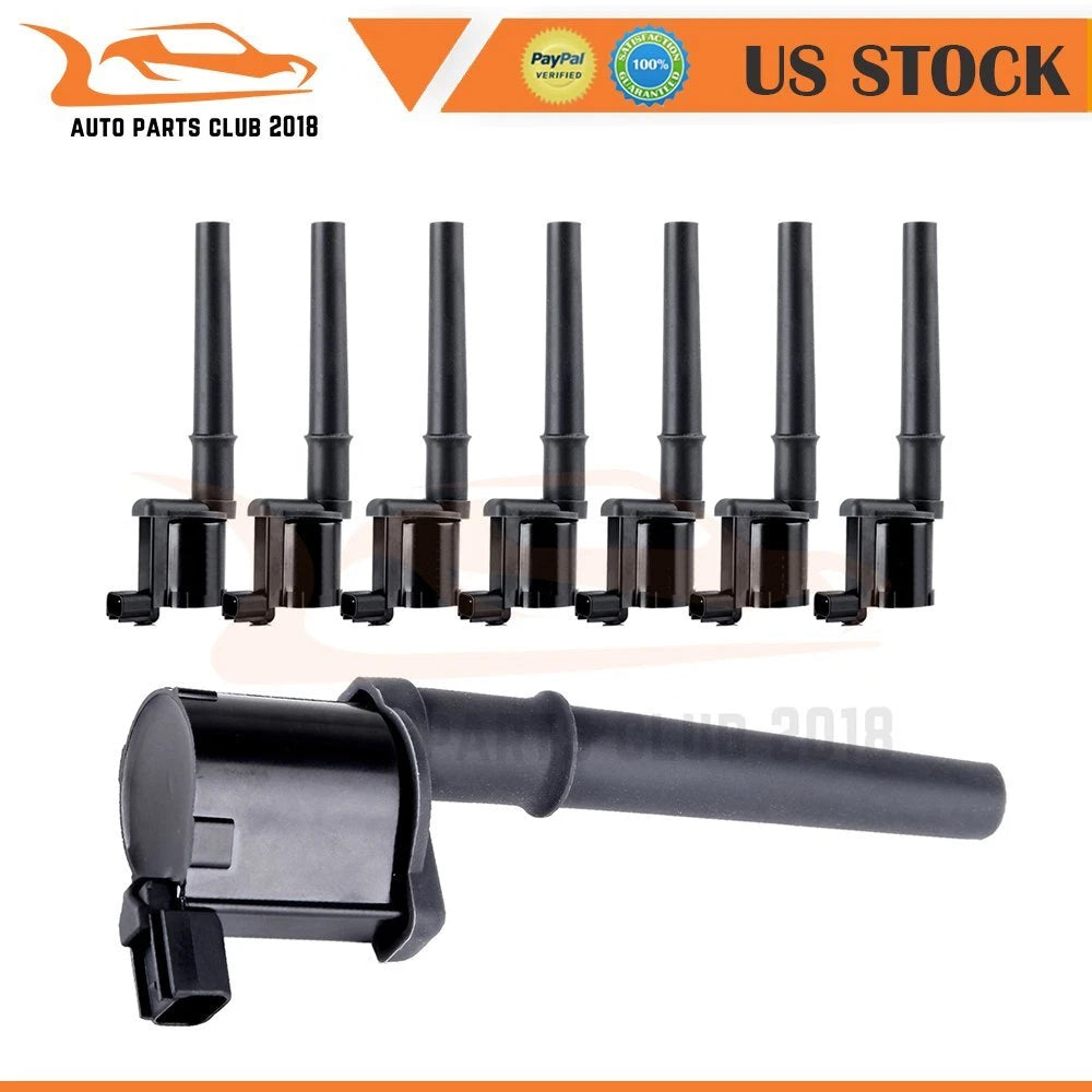 Set of 8 Ignition Coils UF191 for Lincoln Navigator 5.4L, Continental 4.6L