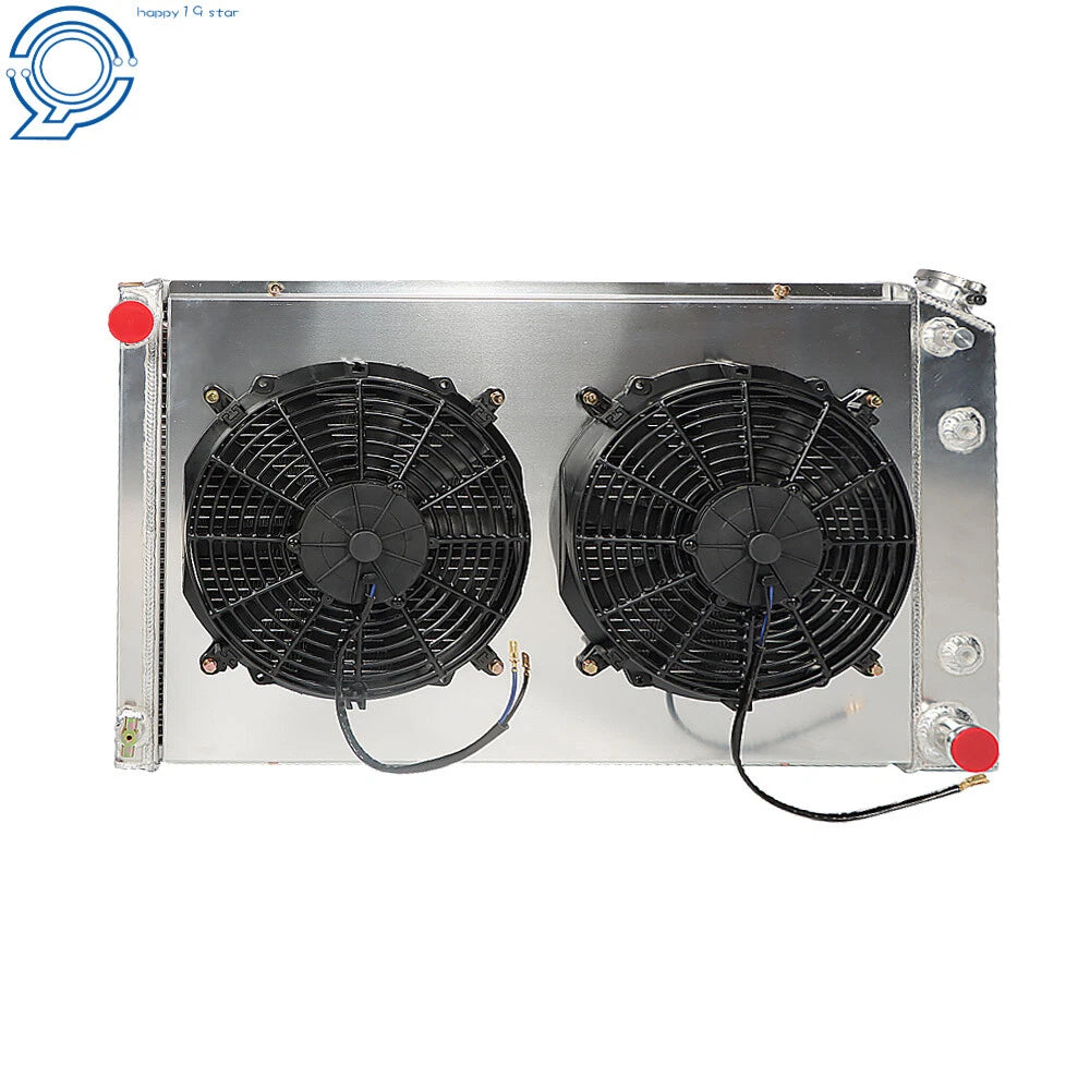 3 Row Aluminum Radiator Shroud Fan for Monte Carlo Camaro (1978–1987)