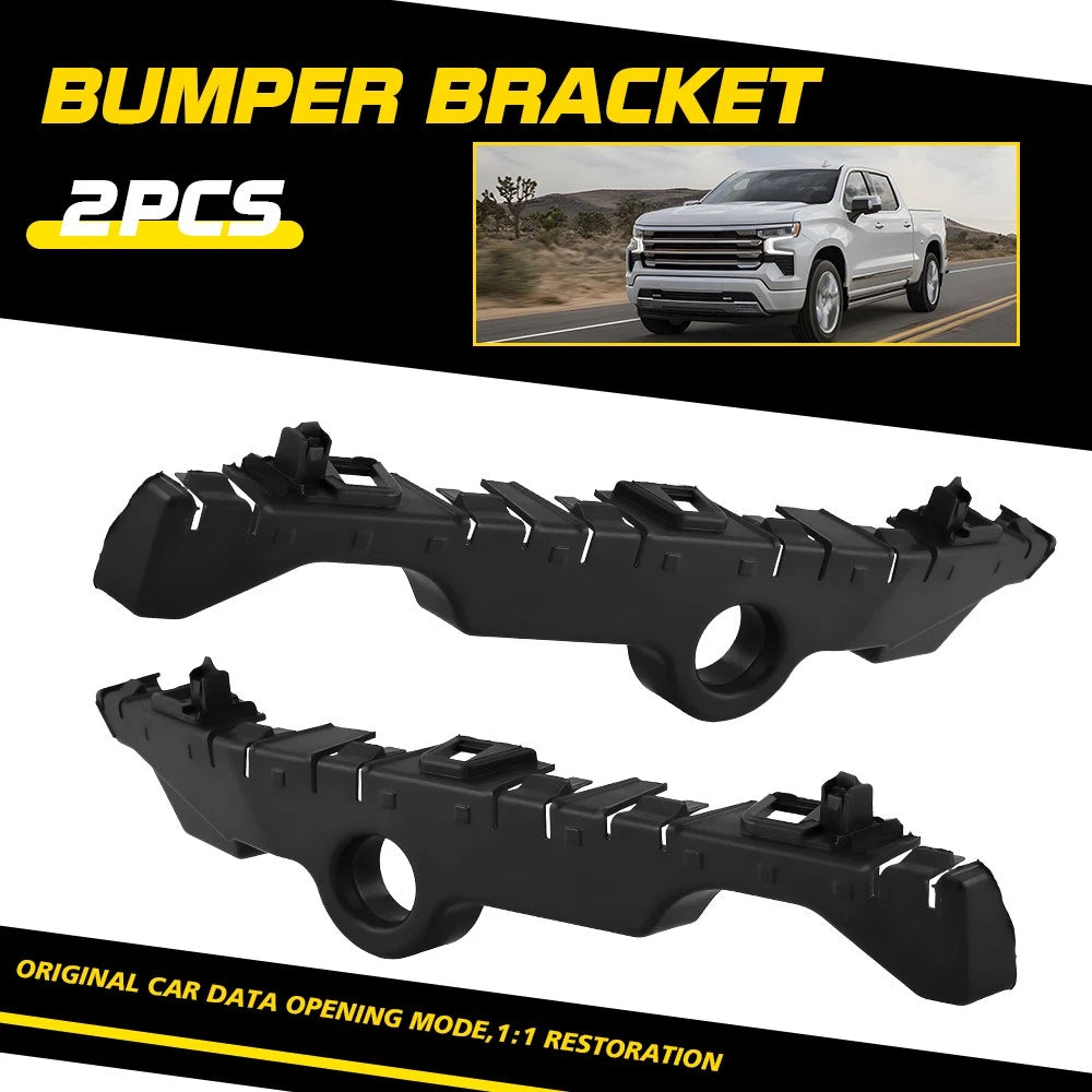 Front Bumper Cover Support Brackets for Chevy Silverado 1500 (2019–2023) Pair