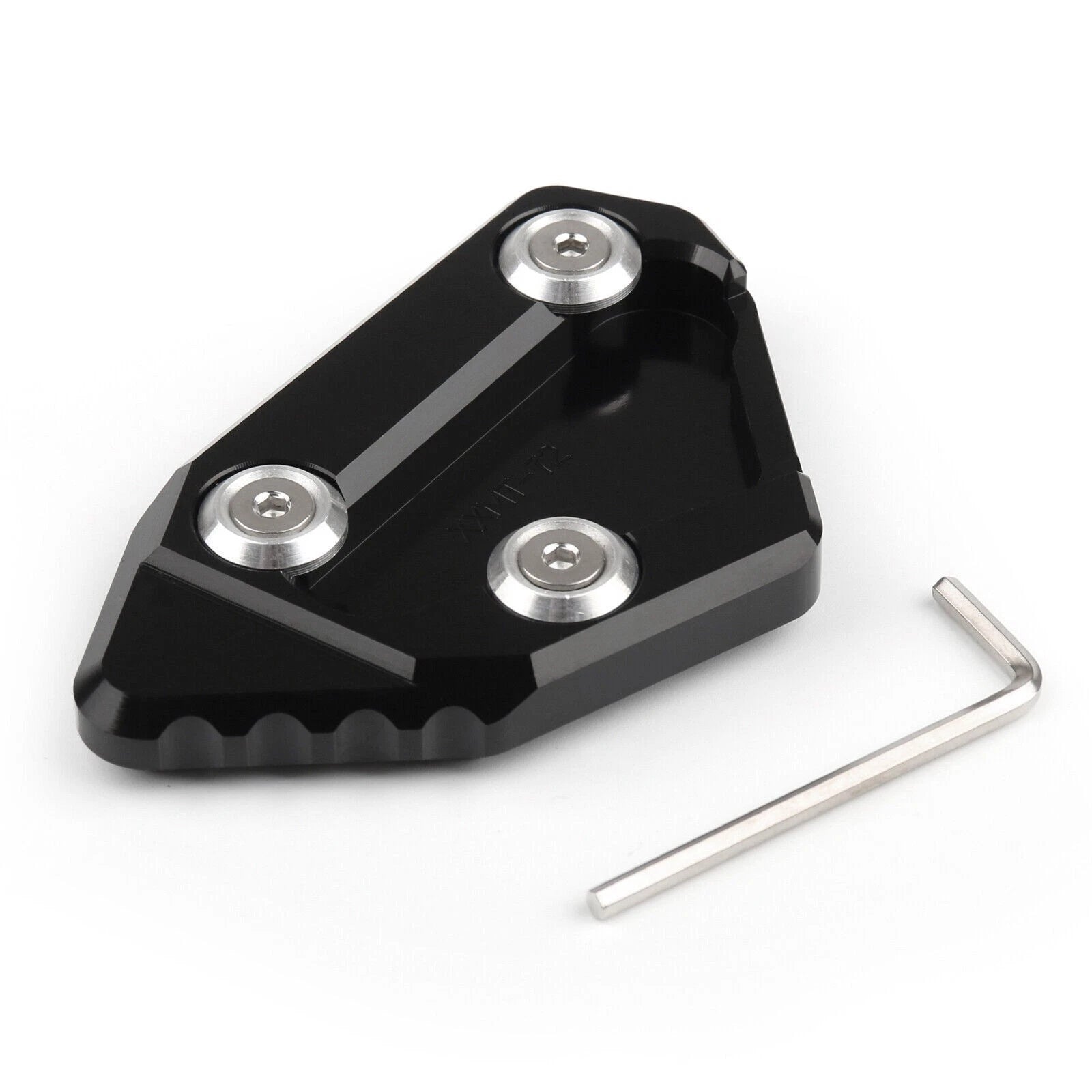 Side Pad Kickstand Extension Plate for Suzuki GSXR 1000 (2009–2010) Black