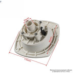 RV Water Inlet with Rotating Cover & Check Valve System for Marine Use