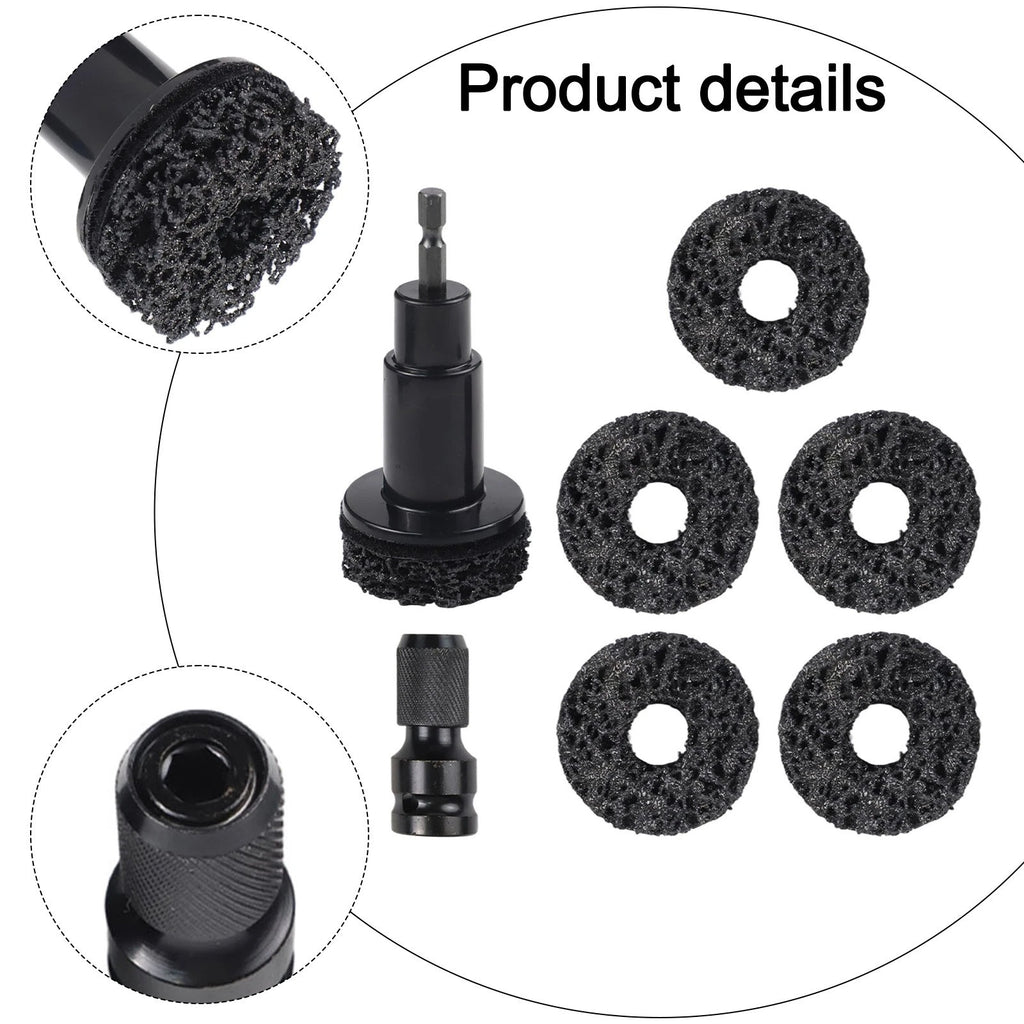 8PCS Hub and Brake Disc Rust Remover Tools for Cars (Universal)