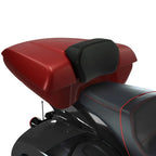 Low Profile Trunk Backrest for Indian Roadmaster (2014–2025) Ruby Smoke