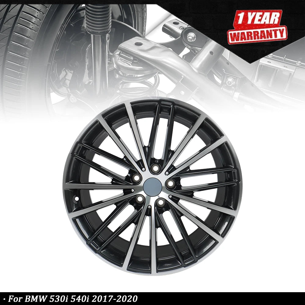 19" Rear Wheel Rim for BMW 530i 540i (2017–2020) - Graphite Gray