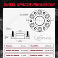 4X 1.5" Hubcentric Wheel Spacers 6x5.5 for Chevy Silverado Tahoe Sierra (2000–2023)
