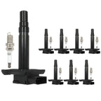 Set of 8 Ignition Coils & 8 Spark Plugs for Audi A4 TT Quattro Volkswagen Beetle (1.8L)