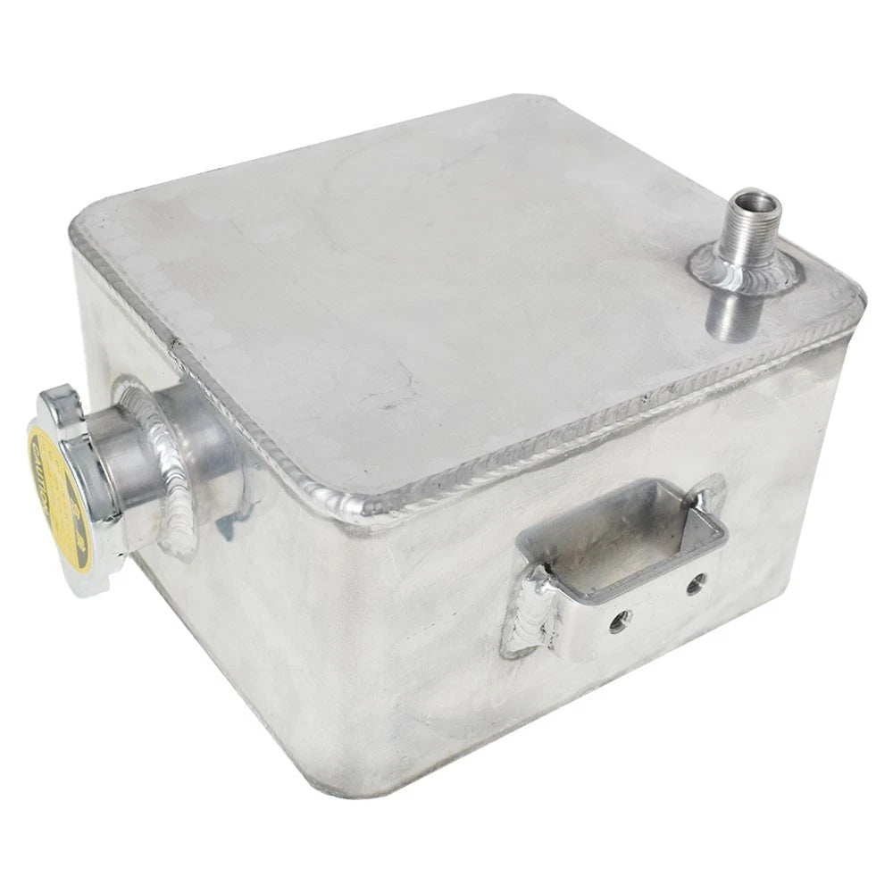 2.5L Aluminum Water Coolant Overflow Tank for Universal Applications