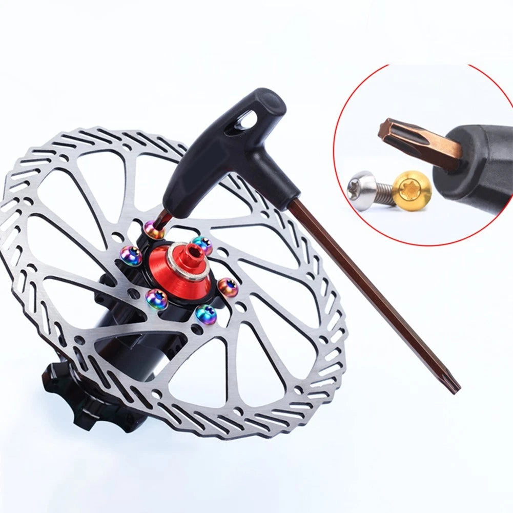 T25 Torx Key Wrench Tool for Cycling Repair (Compact, Portable)