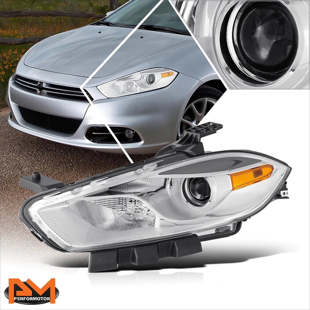 Left Side Projector Headlight Lamp Assembly for Dodge Dart (2013–2016)