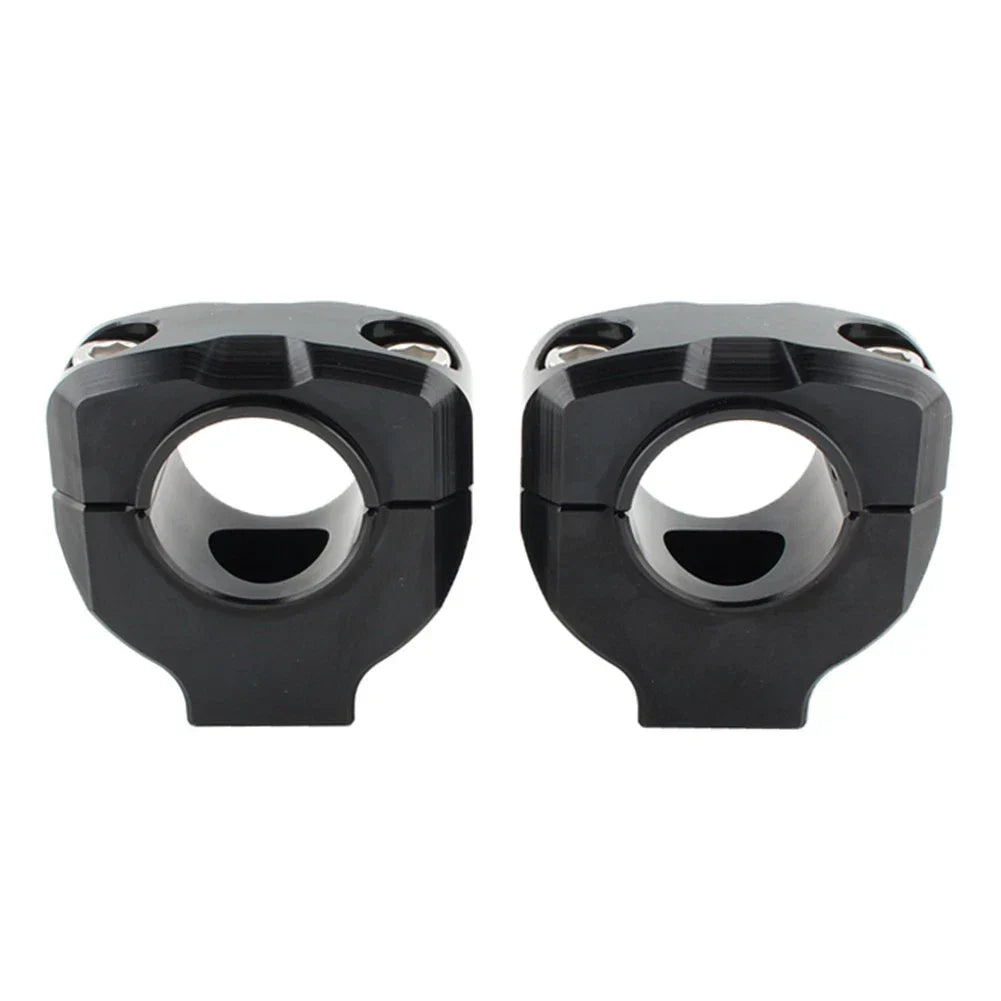 28mm CNC Motorcycle Universal Handlebar Fat Bar Riser Mount Clamp