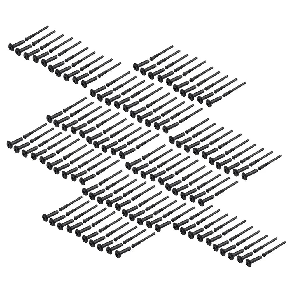 100Pc 1/4" Hole Flare Bumper Rivet Clips for Chrysler Jeep (2007-2018)