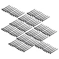 100Pc 1/4" Hole Flare Bumper Rivet Clips for Chrysler Jeep (2007-2018)