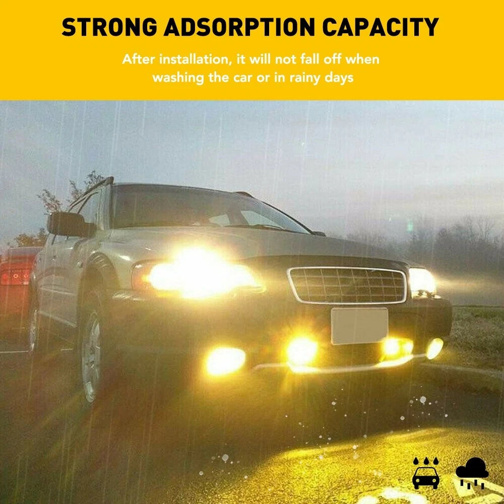 Headlight Taillight Fog Light Tint Film Vinyl for Universal (12"x72")