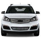 Premium FX 6pc Chrome Top + Bottom Grille Insert for 2013-2014 Chevy Traverse LS
