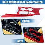 Gear Shift Frame Console Panel Trim Cover for Toyota Camry (2018–2023) Red