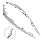 Silver Bumper Cover Molding Trim for Mercedes W117 CLA (2014–2019)