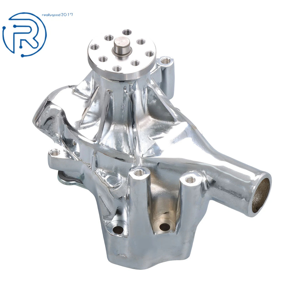 Chrome Long Water Pump Kit for Chevy Big Block 396 427 454 502 (1965–1990)