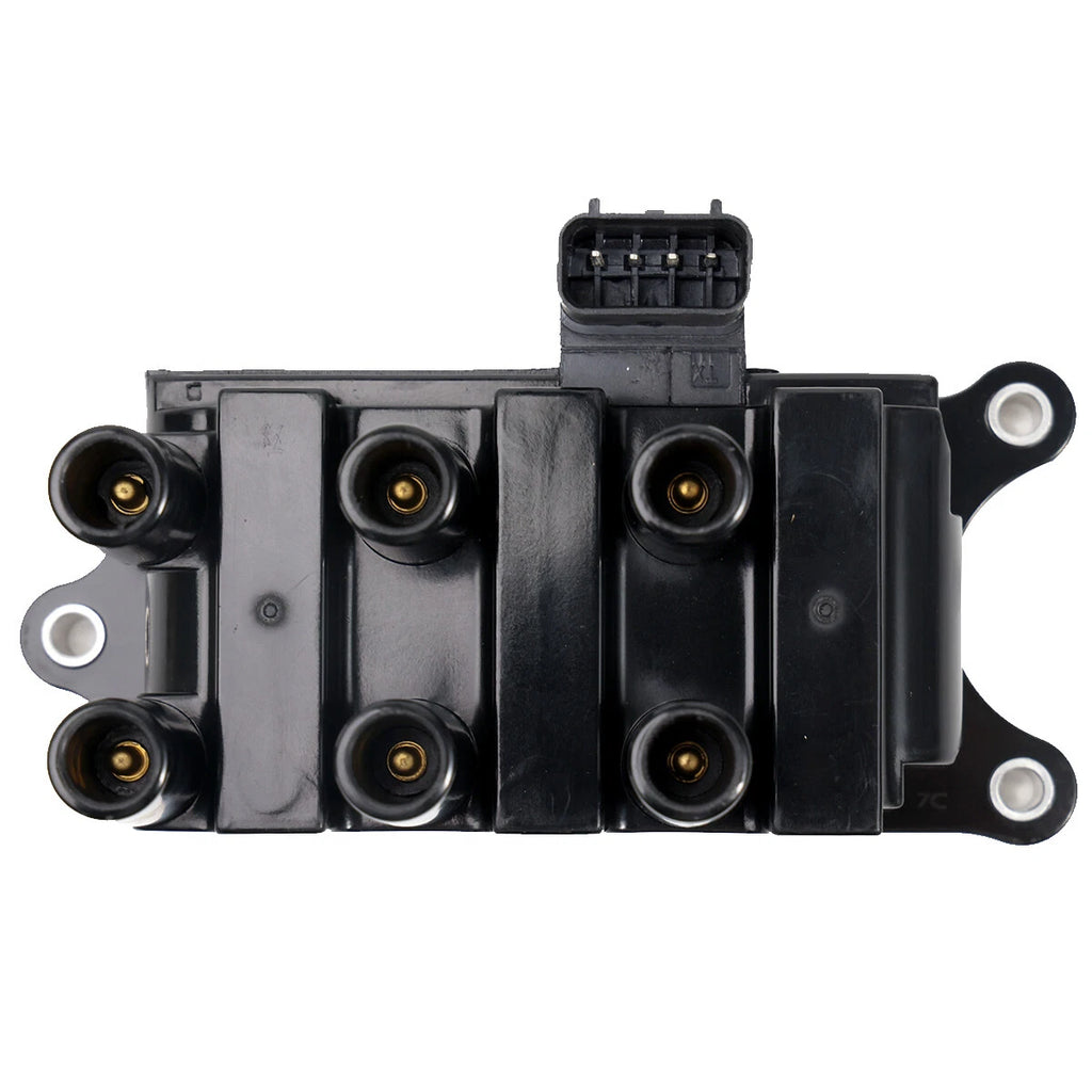 OEM Ignition Coil & 6X Iridium Spark Plug for Ford Taurus V6 (2001–2007) FD498