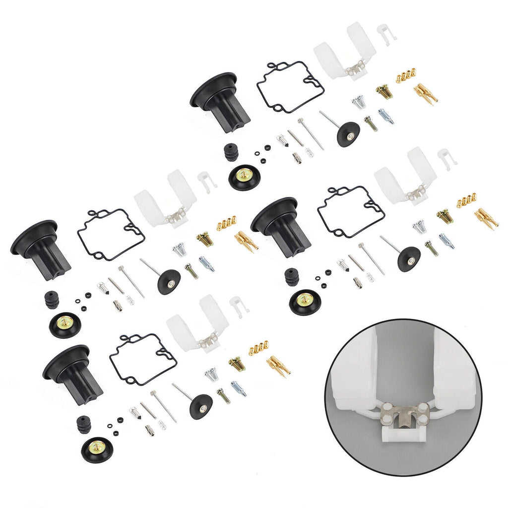 4X Carburetor Repair Kit for KT CVK24 Scooter Racing (Fit Acceleration Pump)