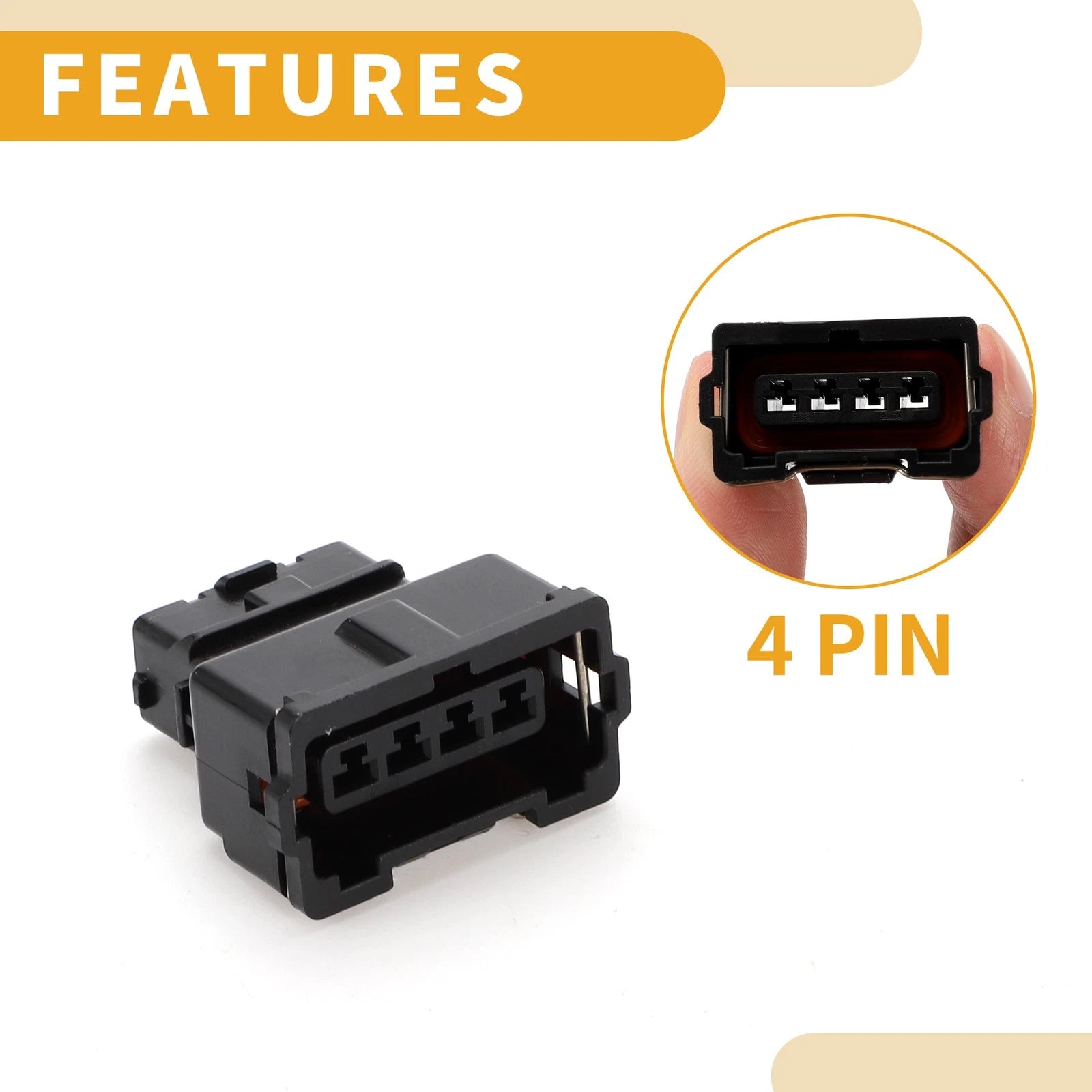 4 Pin Air Flow Sensor Connector Plug for Toyota 