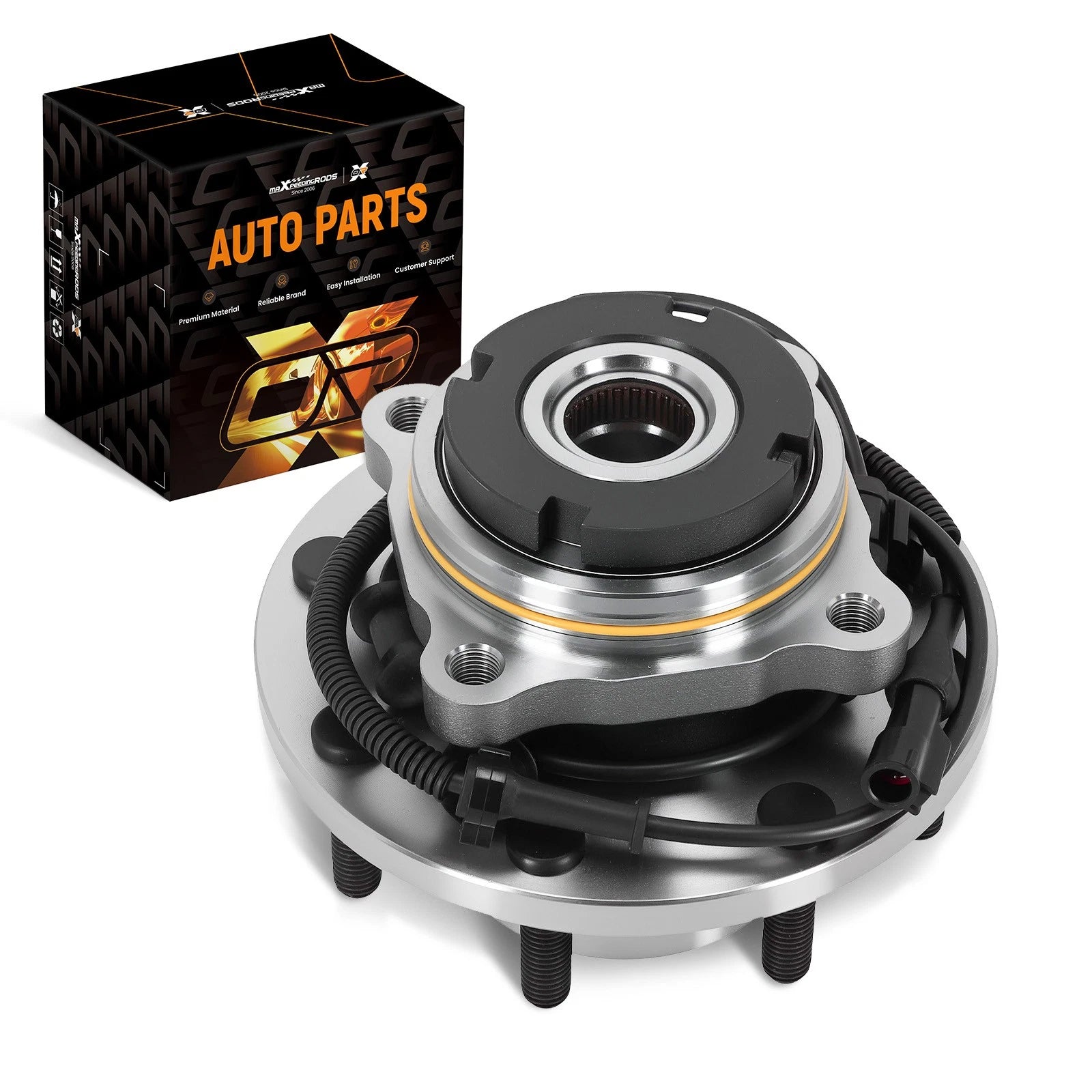 8 Bolt Front Wheel Hub for Ford F-250/F-350/F-450/F-550 (1999–2004) 515057 4x4 ABS