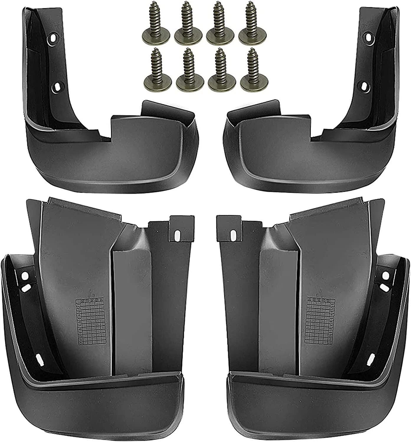 4pcs Front Rear Mud Guards for Honda Civic (2006-2011) 8th Gen