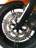 Klock Werks Axle Kit for Flush Mount Front (KWS-01-0610) Black w/Black Caps