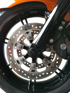 Klock Werks Axle Kit for Flush Mount Front (KWS-01-0610) Black w/Black Caps