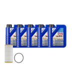 Oil Change Kit 5L Liqui Moly 5W-40 Mahle for Audi CYNB 2.0L
