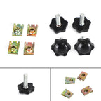 Saddlebag Lever Lock Bolts & Nuts Set for Harley Glide King Touring (1996–2019)