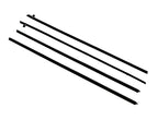 Door Window Felt Beltline Weatherstrip Kit for Ford Mustang Fastback (1969–1970)