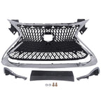 Front Upper Grille with Trim Molding for Lexus ES300H ES350 (2016-2018)