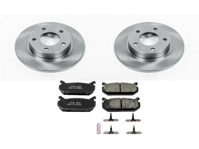 Rear Brake Pad and Rotor Kit for Mazda MX6 (1993–1997) JH473NJ