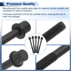 Set of 10 Engine Cylinder Head Bolt for Honda Accord (2003–2007) CR-V (2002–2009) 2.4L L4