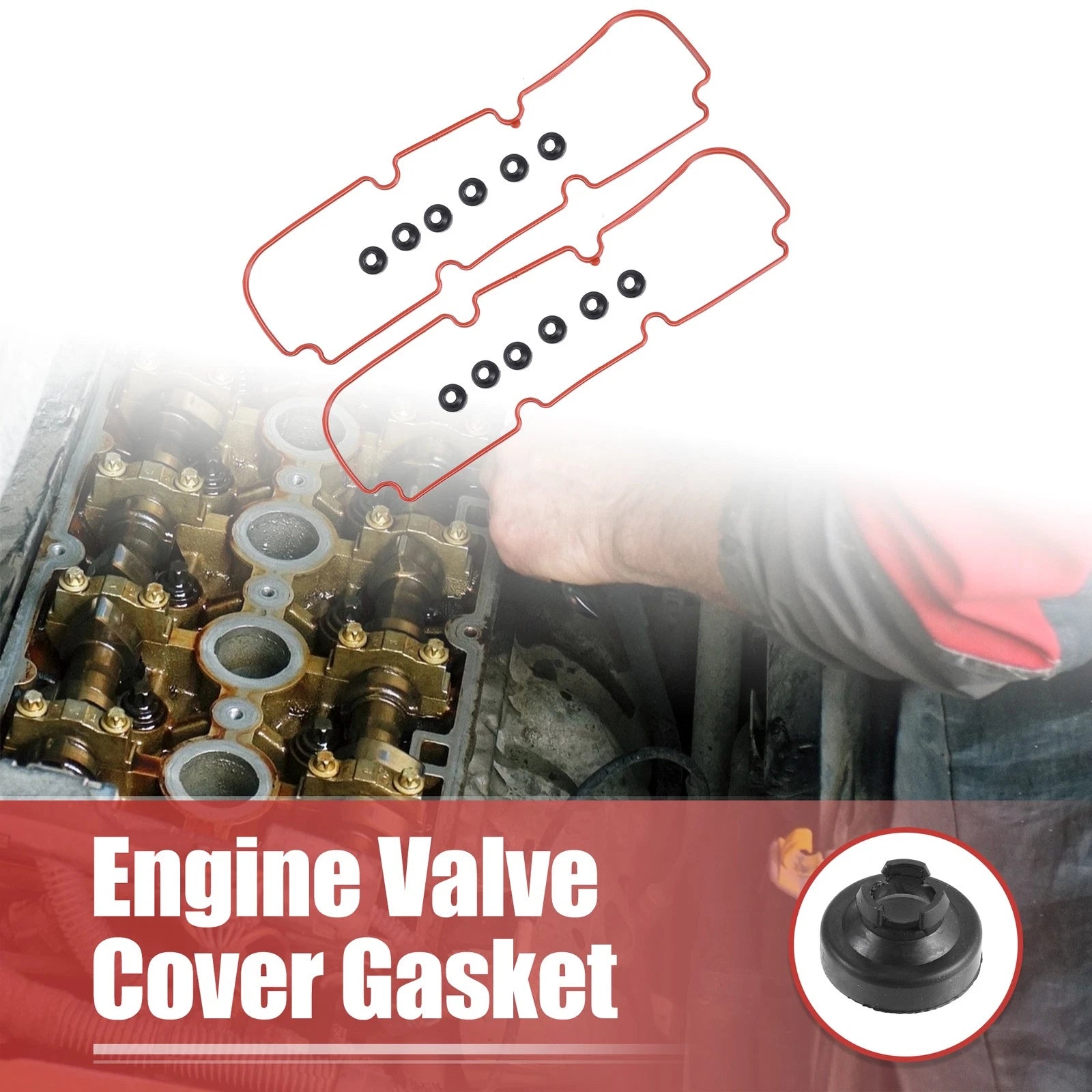 Engine Valve Cover Gasket Kit for Buick Chevrolet Oldsmobile (VS50080R)