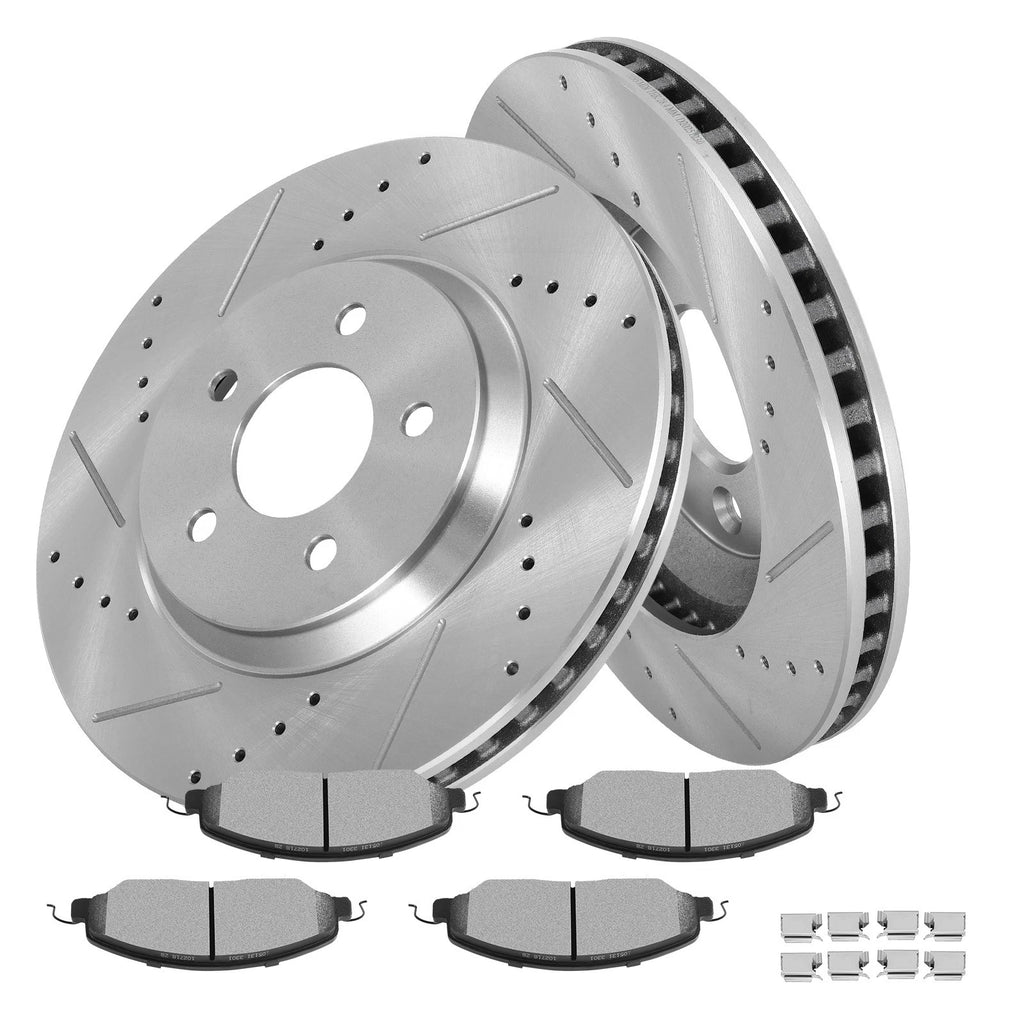 Drilled & Slotted Rotors & Pads for Ford Mustang (2005–2007)
