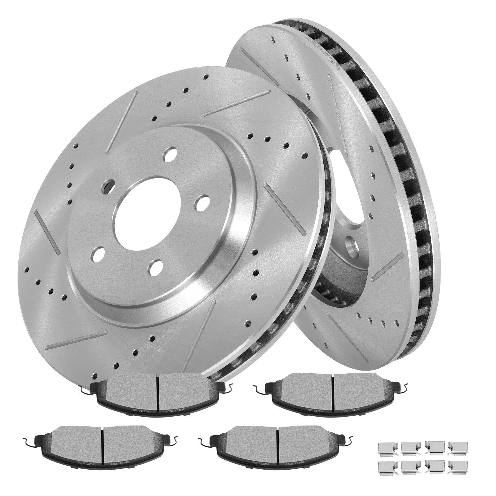 Drilled & Slotted Rotors & Pads for Ford Mustang (2005–2007)