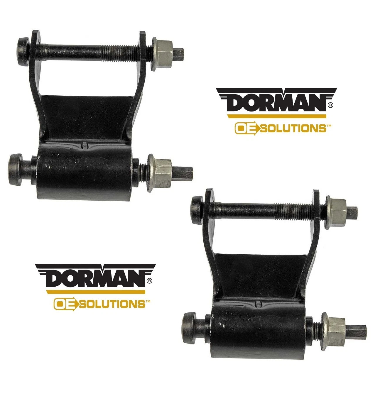 Set of 2 Rear Leaf Spring Shackles for Dodge Ram (1994–2002) Dorman 924-100