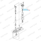 Drive Shaft Spacer & Collar for Yamaha (18-9075, 18-9076, 61A-45538-00, 61A-45527-00)