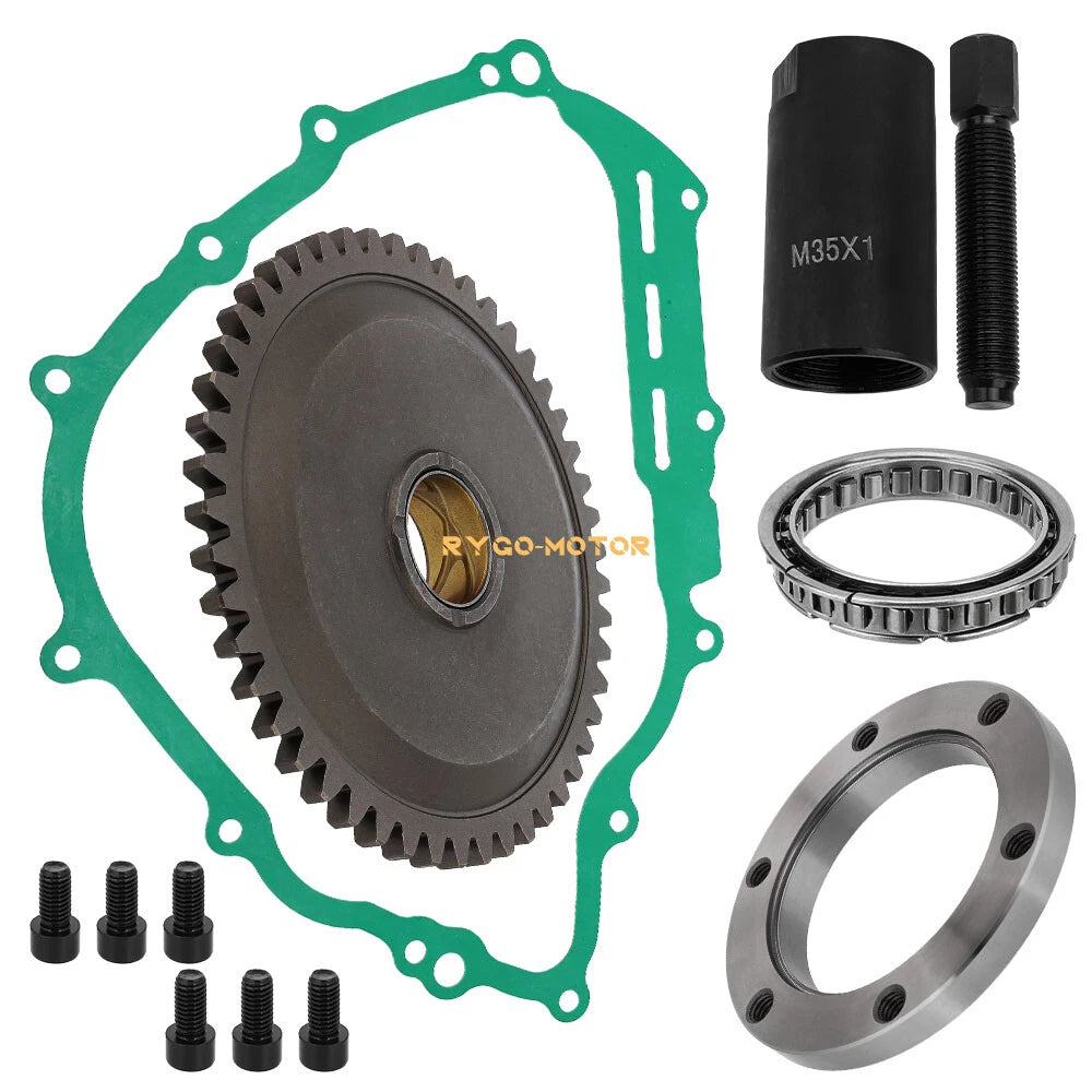 Flywheel Puller Starter Clutch Gear Gasket Kit for Yamaha Viking 700 (2014–2024)