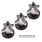 3 Pack Spindle Assembly for MTD 50" Deck (Fits 918-04125, 918-04125A, 918-04126A)