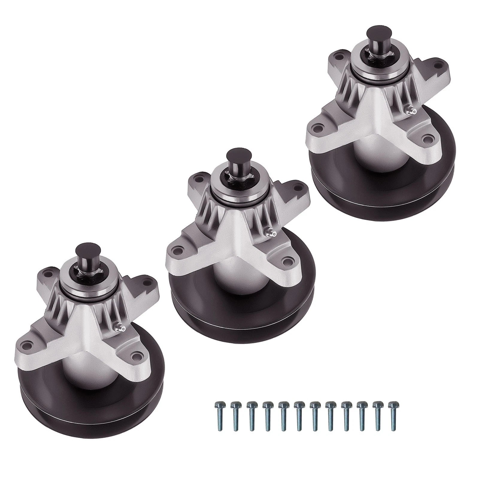 3 Pack Spindle Assembly for MTD 50" Deck (Fits 918-04125, 918-04125A, 918-04126A)