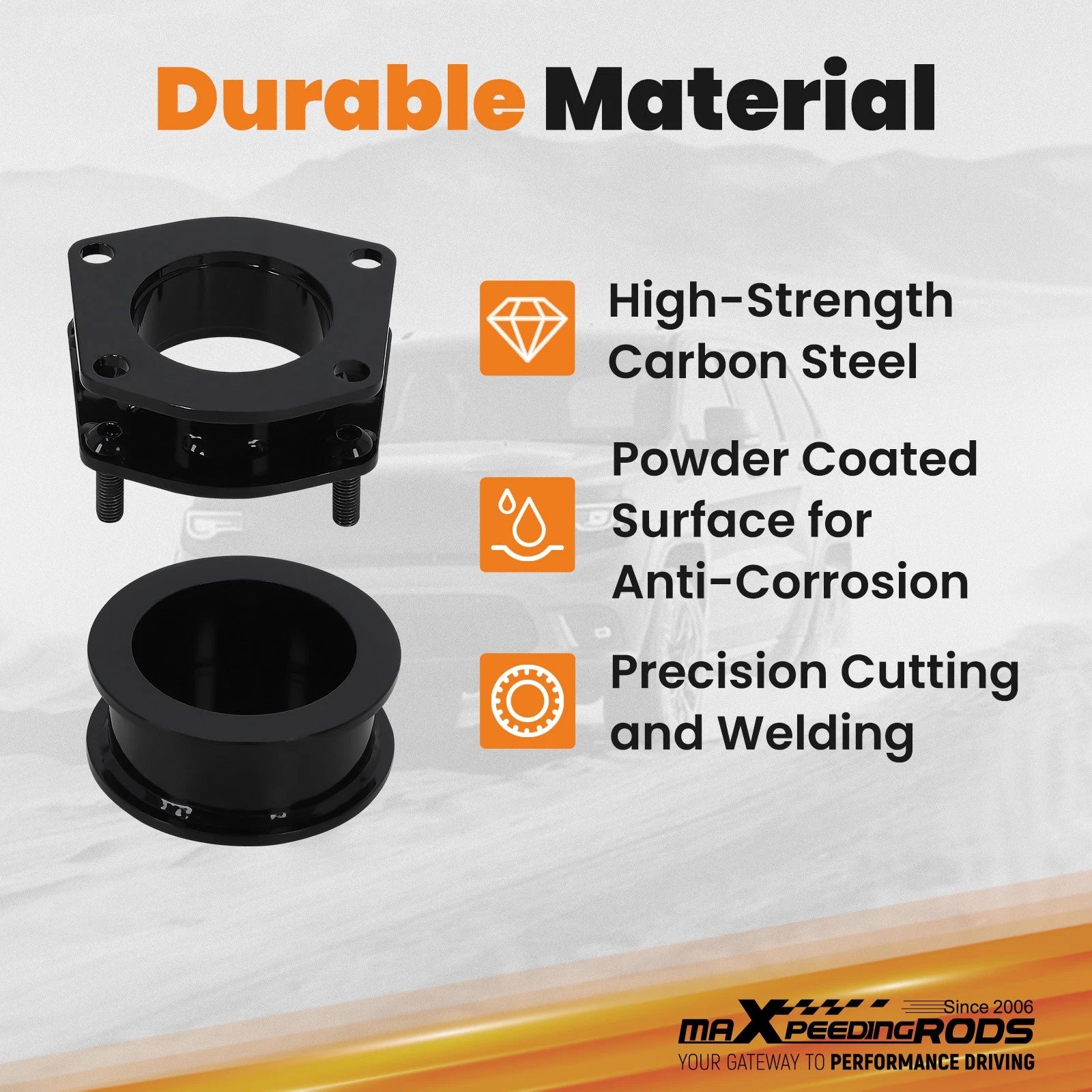 2" Lift Kit Spacers for Jeep Grand Cherokee WK (2005–2010)